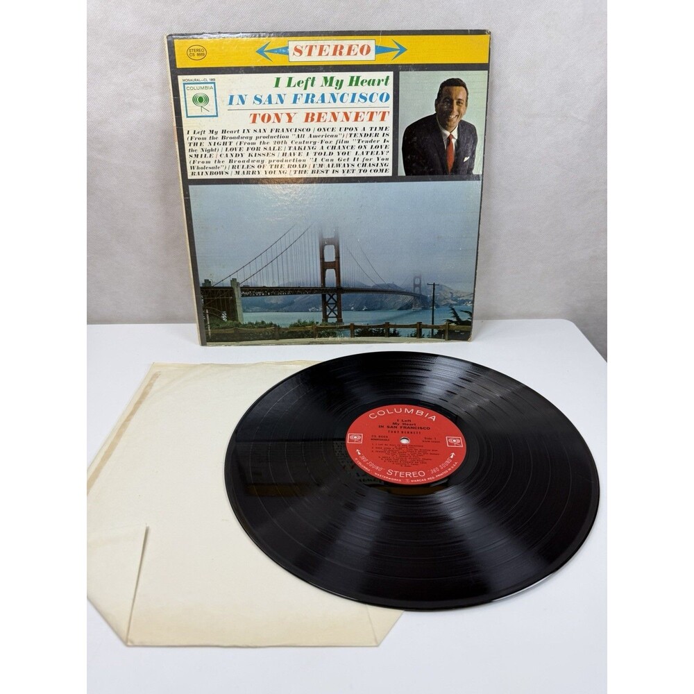 Tony Bennett I Left My Heart In San Francisco Vinyl LP Columbia CS 8669 Stereo